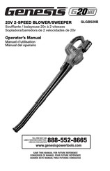 Genesis GLGBS20B Operator's Manual