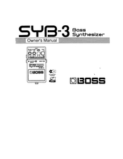 Boss SYB-3 Owner's Manual