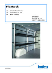 Sortimo FlexRack Instructions For Use Manual