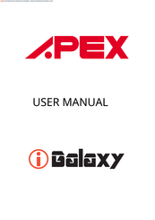 Apex Digital i-Galaxy User Manual
