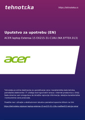 Acer EX215-31-C18U User Manual