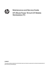 HP ZBook Power G11 Maintenance And Service Manual