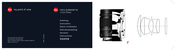 Leica SUMMARIT-M 1:2,4/75mm Instructions Manual