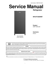 Panasonic NR-AF165SHMY Service Manual