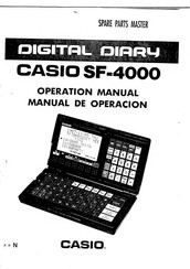 Casio SF-4000 Operation Manual