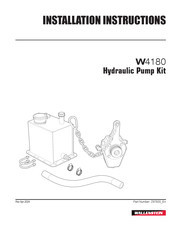 Wallenstein W4180 Installation Instructions Manual