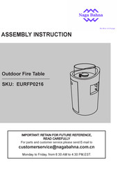 Naga Bahna EURFP0216 Assembly Instruction Manual