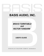BASIS AUDIO VECTOR User Manual