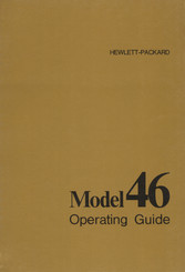 HP 46 Operating Manual