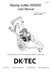 DK-TEC W3000 User Manual