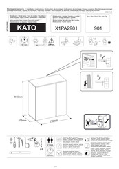 XONOX KATO X1PA2901 Installation Instructions Manual