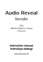 Audio Reveal hercules Instruction Manual