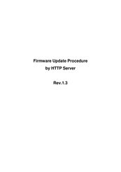 Sharp MultiSync PN-ME432 Firmware Update Procedure