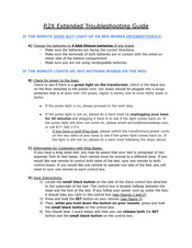 Innova R2X Troubleshooting Manual
