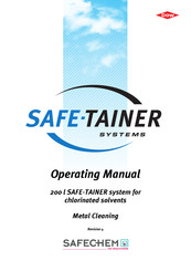 Dow SAFECHEM SAFE-TAINER Operating Manual