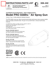 Graco PRO 5500hc Instructions Manual