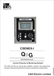 C&S CSENEX-I 201 Quick Reference Manual