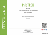 NIVELCO PiloTREK WE-200 User And Programming Manual