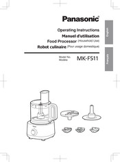 Panasonic MK-F511 Operating Instructions Manual