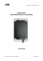 WTE MReX-SatLink User Manual