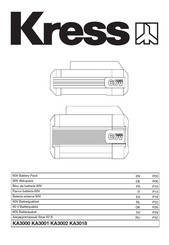 KRESS KA3018 Manual
