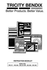 Tricity Bendix HG 240 Instruction Booklet