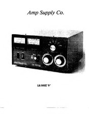 Amp Supply LK-500ZB series Manual