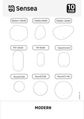 Sensea MODERN Meteor 100x90 Manual