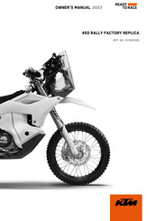 KTM 450 RALLY FACTORY REPLICA 2023 Owner's Manual