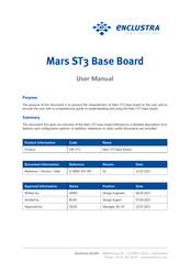 Enclustra Mars ST3 User Manual