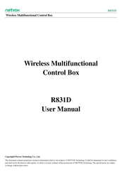 netvox R831D User Manual