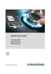 Grundig GD-RN-BC2004P Quick Start Manual