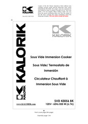 Kalorik SVD 43056 BK Operating Instructions Manual