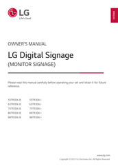 LG 98TR3DK-B Owner's Manual