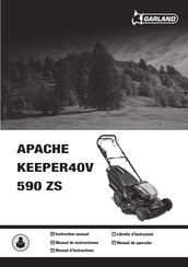 Garland APACHE KEEPER40V 590 ZS Instruction Manual