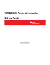 Texas Instruments TMS320F28075PTPT Manual