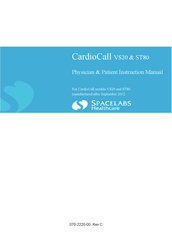 Spacelabs Healthcare CardioCall VS20 Instruction Manual