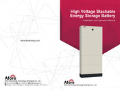 Afore AF5000W-HC Installation And Operation Manual