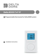 DELTA DORE DELTA 8000 TAP RF Installation Instructions Manual