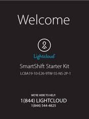 Lightcloud SmartShift LCBA19-10-E26-9TW-SS-NS-2P-1 Instructions Manual