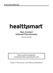 HealthSmart 18-545-000 Instruction Manual