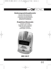 CTC Union Clatronic MRC 460 P Instruction Manual And Guarantee