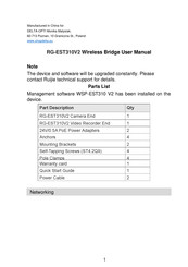 Ruijie Networks RG-EST310V2 User Manual