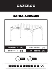 CAZEBOO COM-000439 Manual