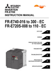 Mitsubishi Electric FR-E720S-080-EC Instruction Manual