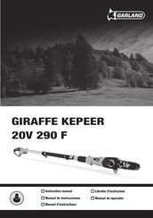 Garland GIRAFFE KEPEER 20V 290 F Instruction Manual