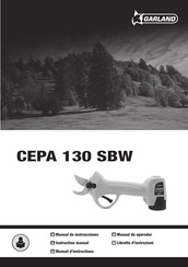 Garland CEPA 130SBW-V22 Instruction Manual