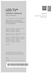 LG 32LR650BPSA.AWP Owner's Manual