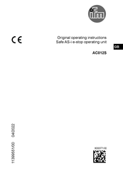 IFM AC012S Original Operating Instructions