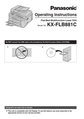 Panasonic KX-FLB881C Operating Instructions Manual